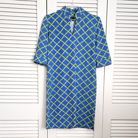Sailor to Sailor Seaport Shift Dress. 3/4 sleeve - Picture 1 of 3